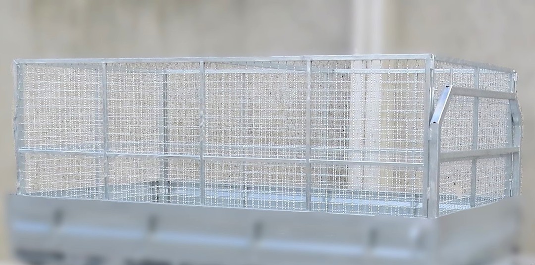 Safari 10x6 1200mm Cage With Sliding Stock Gate To Suit Flatdeck Trailer image 0